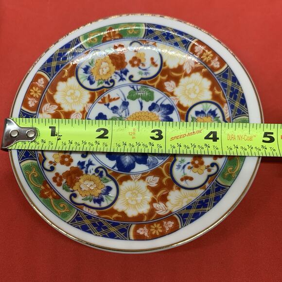 Japanese Tea Set Nishiki Ko-Imari Teapot 5-Cups and Saucers Ceramic - Picture 7 of 15